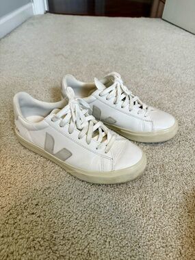 Veja Campo White Leather Sneakers – Minimalist Classic